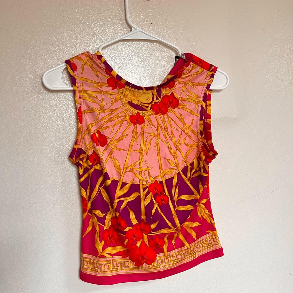 Gianni Versace Classic Print tank